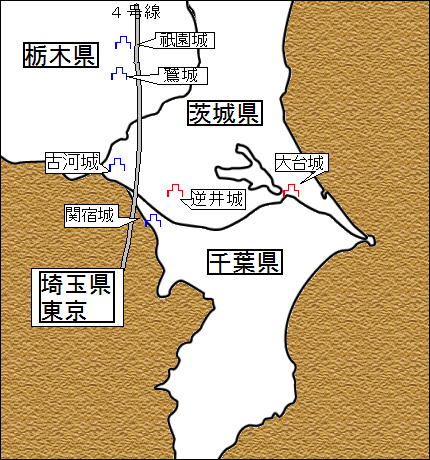 らくがき地図逆井城３