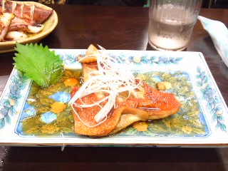 金目鯛の煮付け