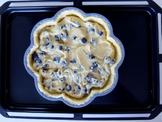 チーズクリームでブルーベリータルト レシピ 簡単 かんたん 手作り お菓子