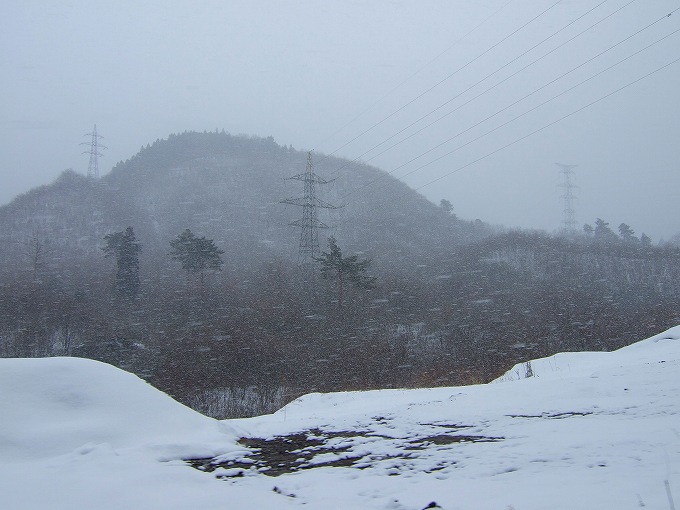 秋保の雪景色