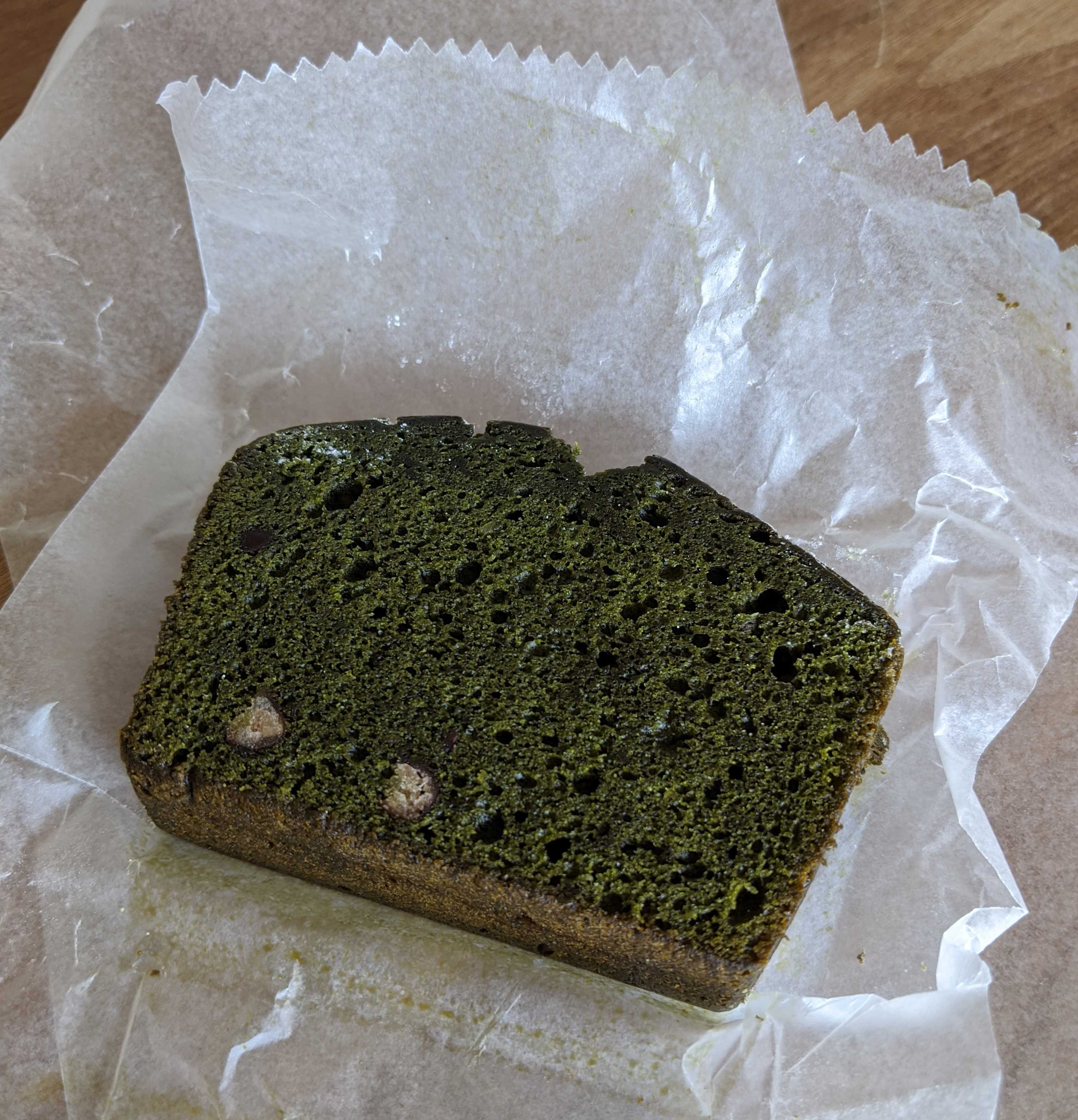 西千葉ケーキ屋リルミルフィー　抹茶パウンドケーキ