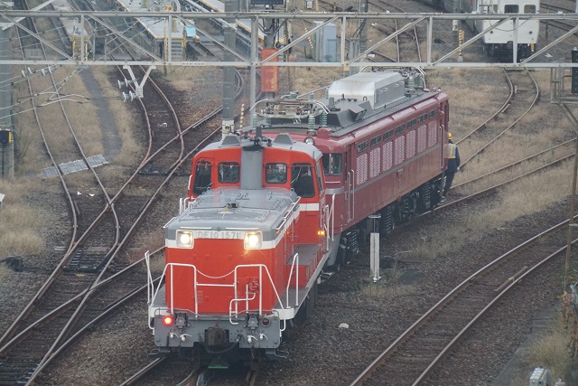 2017「ふれあい鉄道フェスティバル」尾久展示車両 入れ換え大行進6