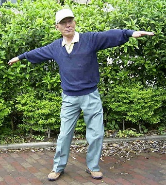横4