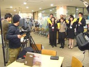 ジョブカフェ撮影風景