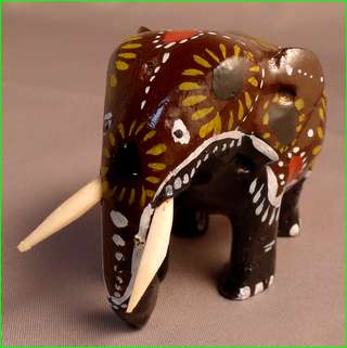 スリランカ象の置物130225