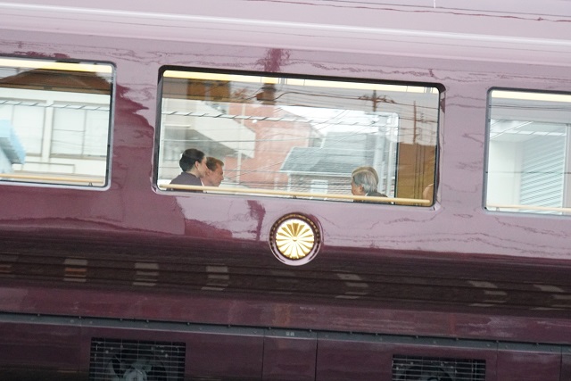常磐線 E655系お召し列車 天皇皇后両陛下およびルクセンブルク大公国国王殿下夫妻の茨城県ご訪問4