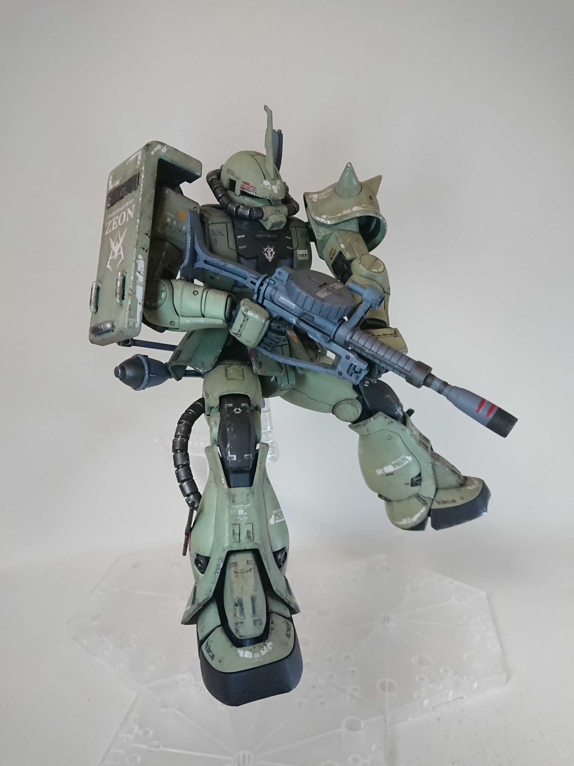 MG ザクII シャア専用機 全塗装 | 素人ガンプラ - 楽天ブログ