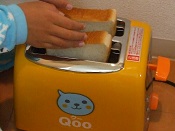 Qooでトースト