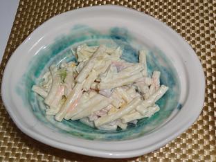 夕食　マカロニ.JPG
