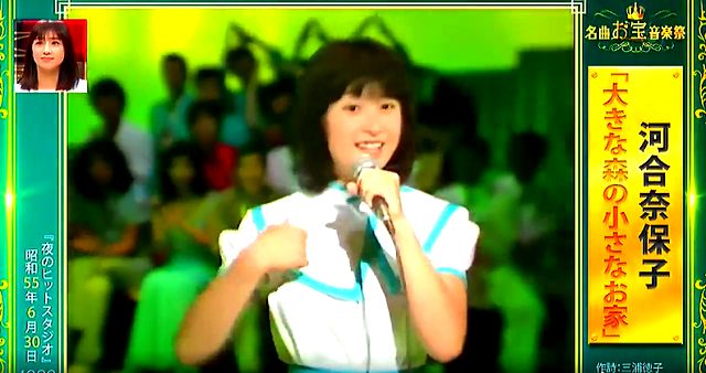 名曲お宝音楽祭 河合奈保子さん 大きな森の小さなお家 星とカワセミ好きのブログ 楽天ブログ