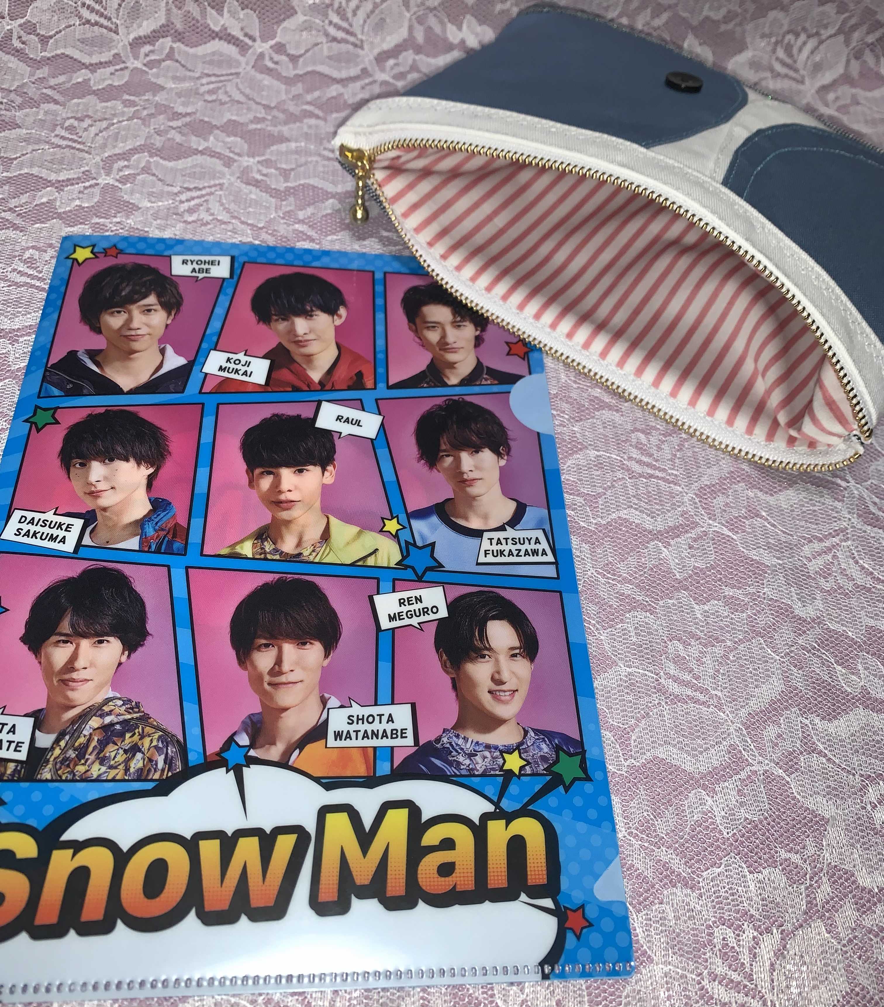Snow Man ハンドメイド 佐久間大介💗くん 衣装ポーチ アパマンショップ 