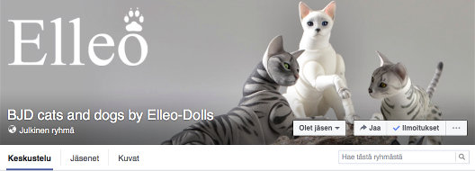 facebook - BJD cats and dogs by Elleo-Dolls