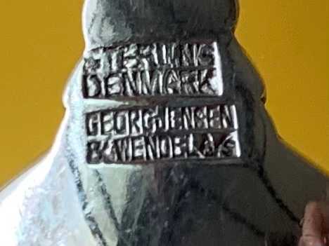 ジョージジェンセンエコーンsterling刻印カトラリー22点セット　1164g ジョージジェンセンエコーンsterling刻印カトラリー22点セット 1164g