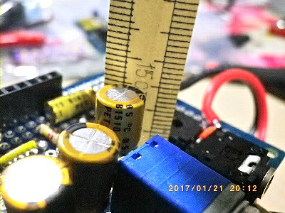 2段目基板の最大部品高さ