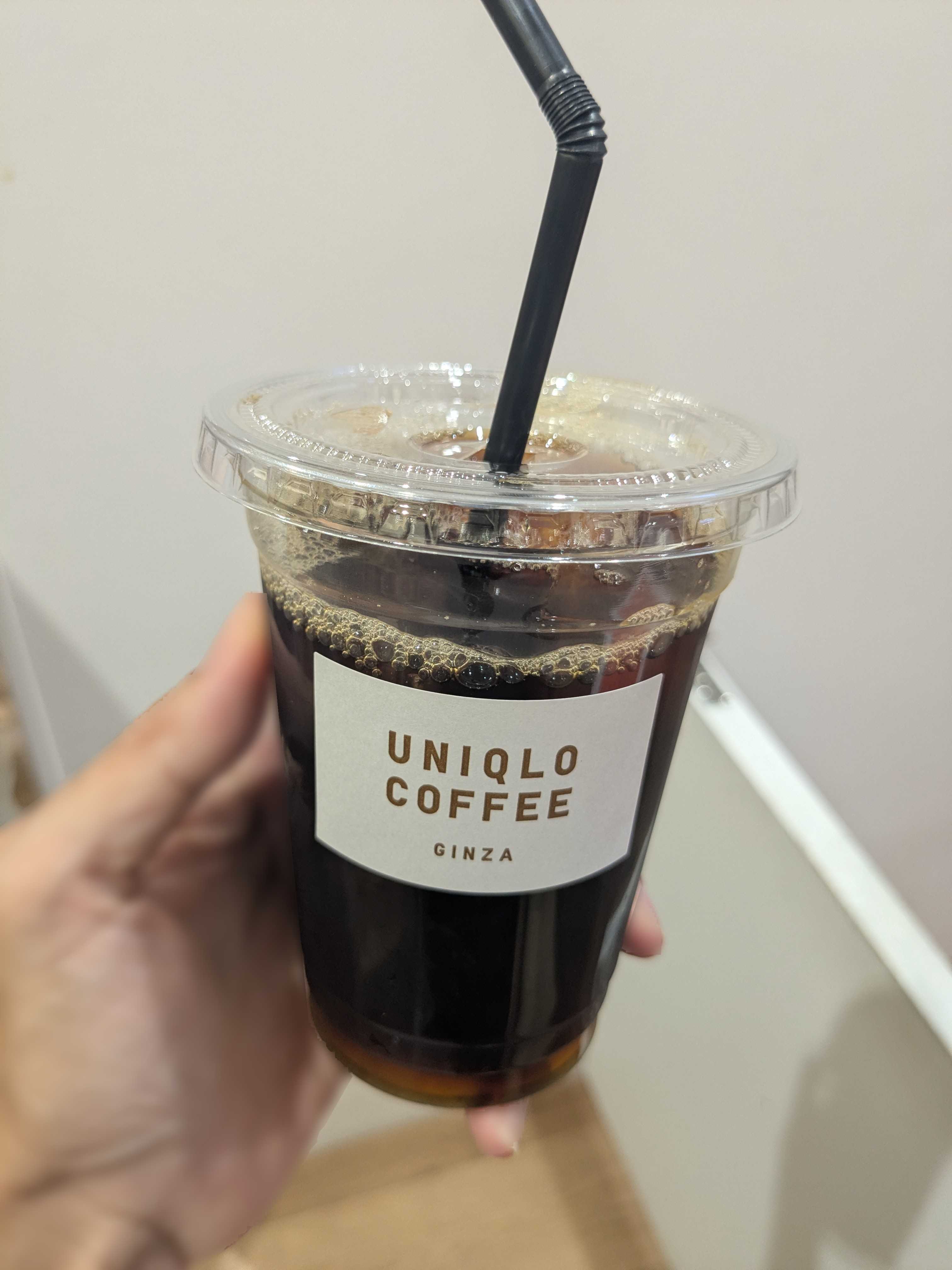 UNIQLO COFFEE GINZA　ユニクロオリジナルブレンドアイスコーヒー