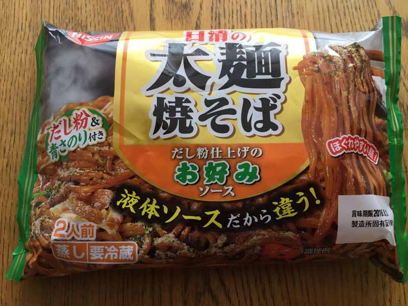 日清の太麺焼そば・パッケージ