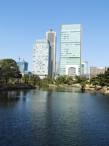 旧芝離宮恩賜庭園にて