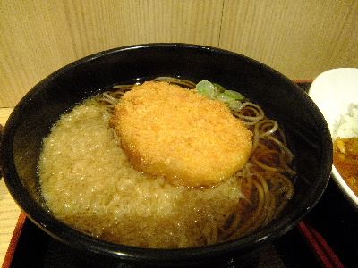 コロッケそば