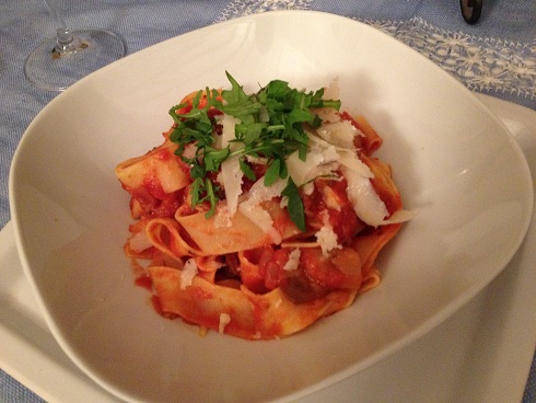 vegetarian dinner tomato sauce with eggplant.jpg
