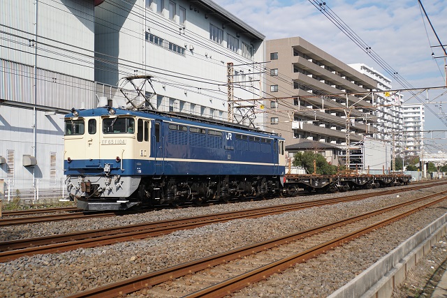 EF65 1104牽引 高崎チキ工臨 & EF210-135牽引 日鐵チキ工臨3