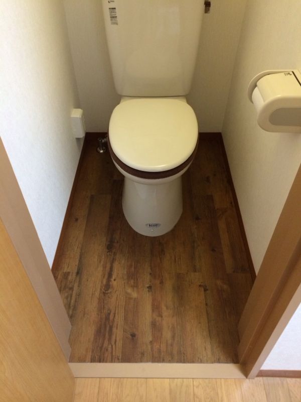 トイレの床をDIY☆ pieni kukka＋北欧 楽天ブログ