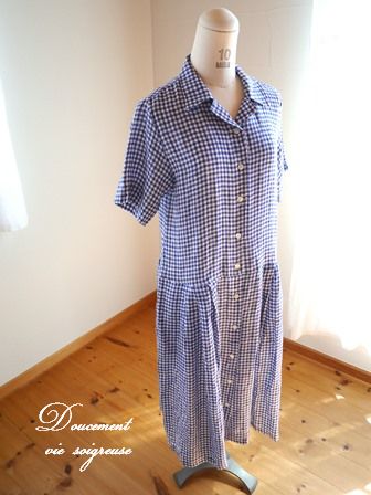 2016.8.14 リネン ワンピース.JPG