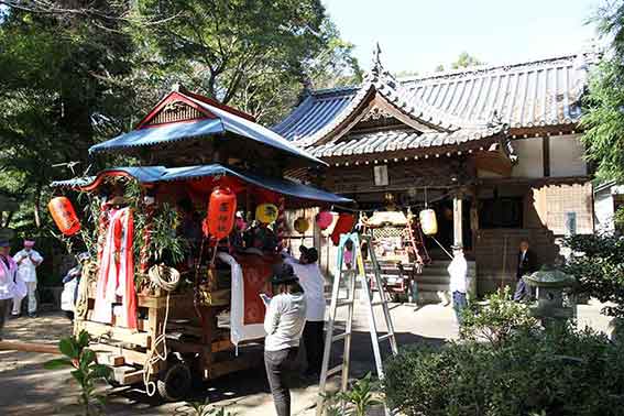 天都賀佐比古神社の秋祭り-01♪