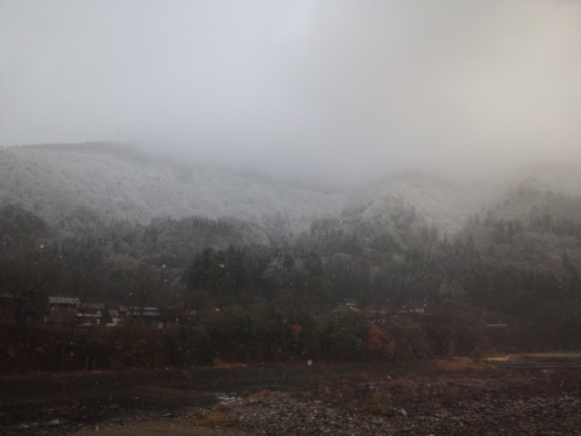 白川郷の山