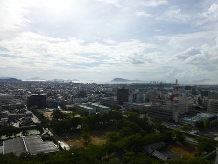 丸亀城　景色