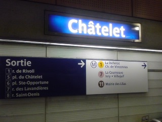 0183-５月２３日１５：３９ーパリ２３日０８：３９　Ｍ１４／CHATELET.JPG