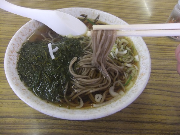 佐渡汽船直江津ターミナル売店のながもそば2