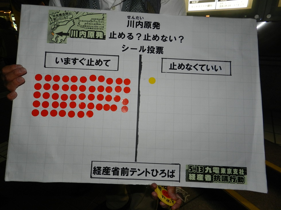 川内原発シール投票