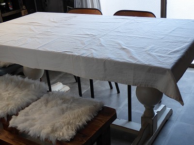 テーブル天板補修