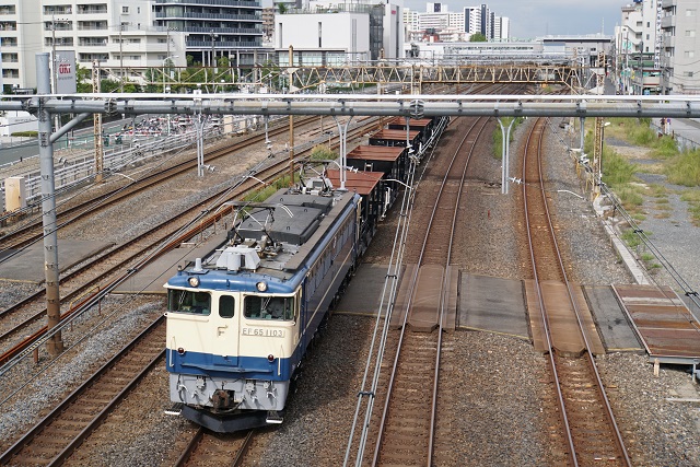 EF66 30牽引 貨物 & EF81 95牽引 品川チキ工臨2