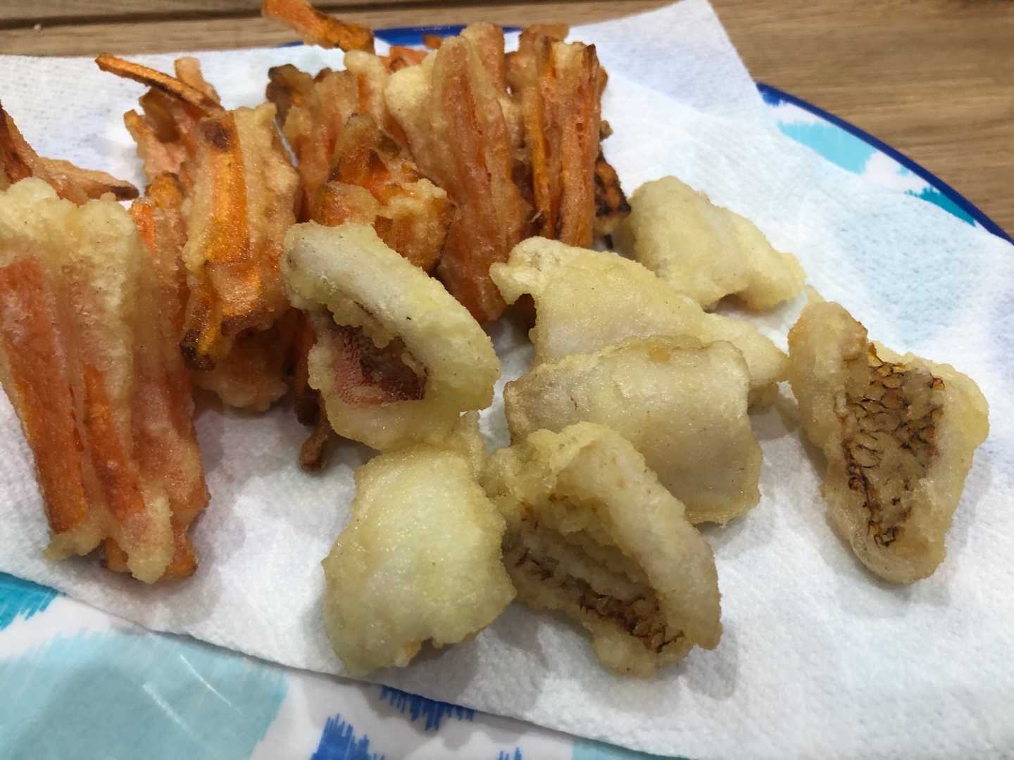 魚料理 カサゴの刺身と雑魚の天ぷら 職業 釣り人 楽天ブログ
