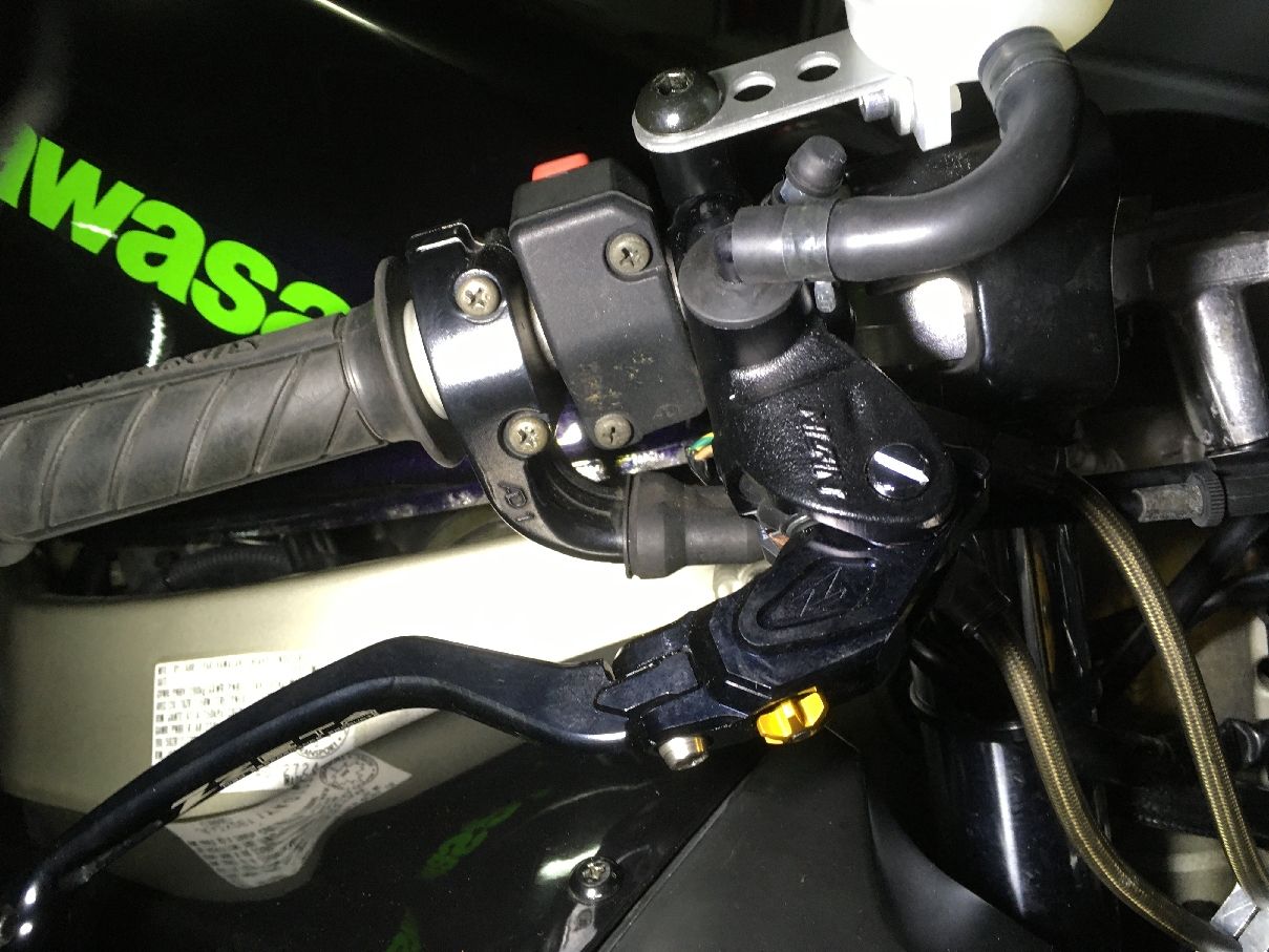 納車早々、外装全バラシでZX-9Rちゃんは寒いよーと言っています