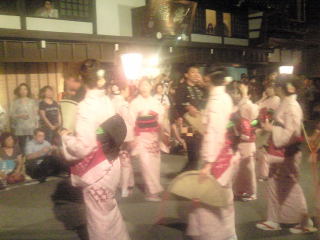 風の盆　前夜祭・西町