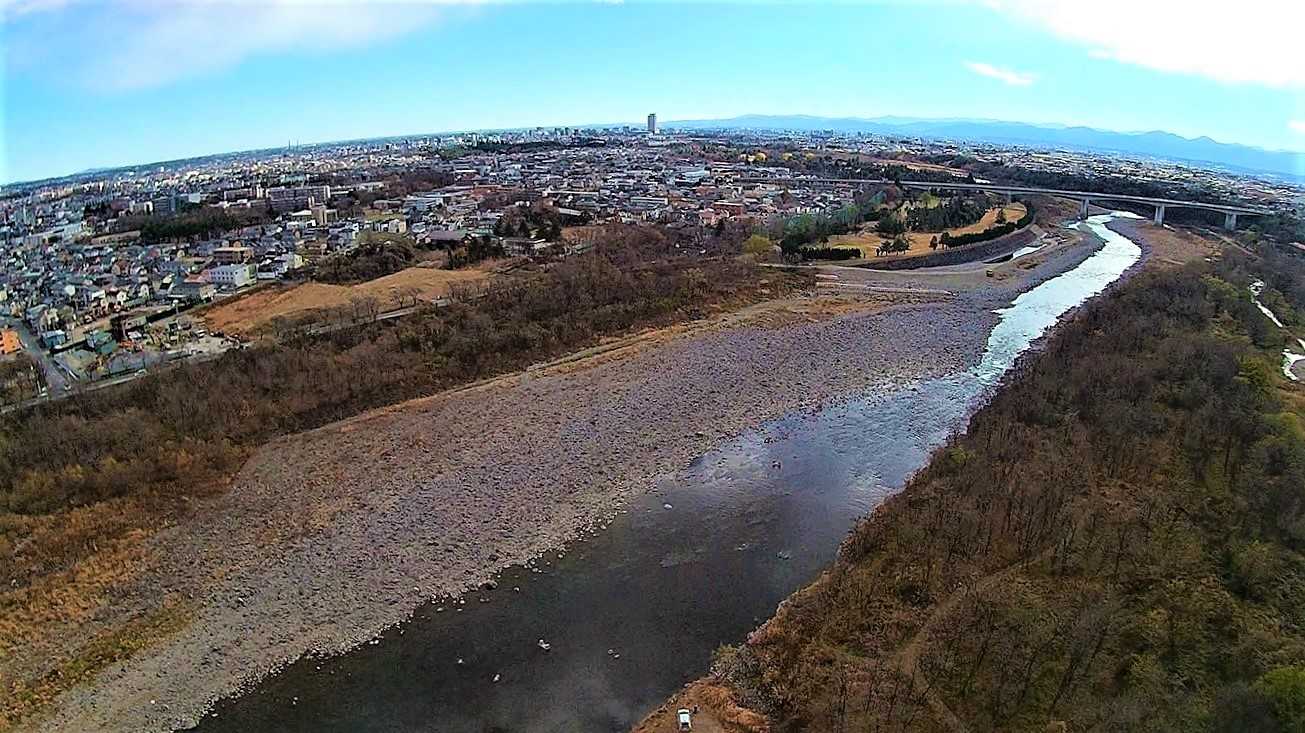 絶景の大河・利根川をドローンで空撮した! 12月18日 | 山と花と小型車でサイクリング! - 楽天ブログ
