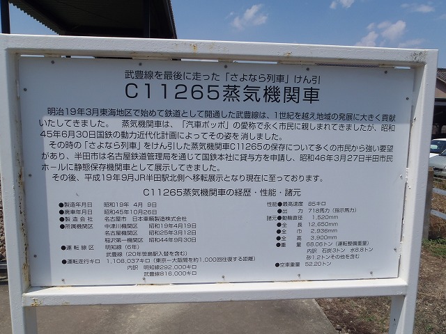 機関車看板