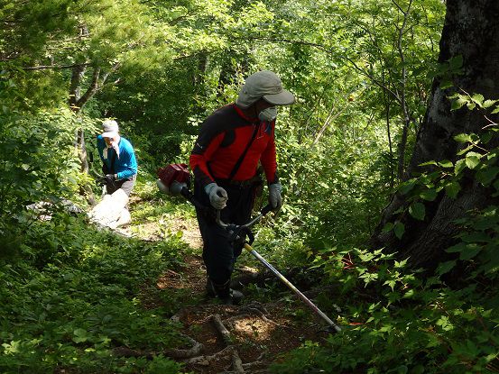 エブリ差岳登山道草刈り作業2回目 エブリ差岳 楽天ブログ