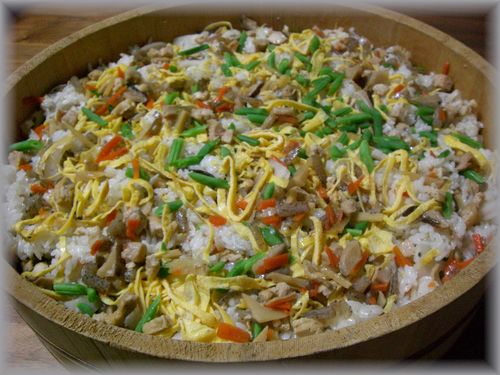 今年のちらし寿司240301