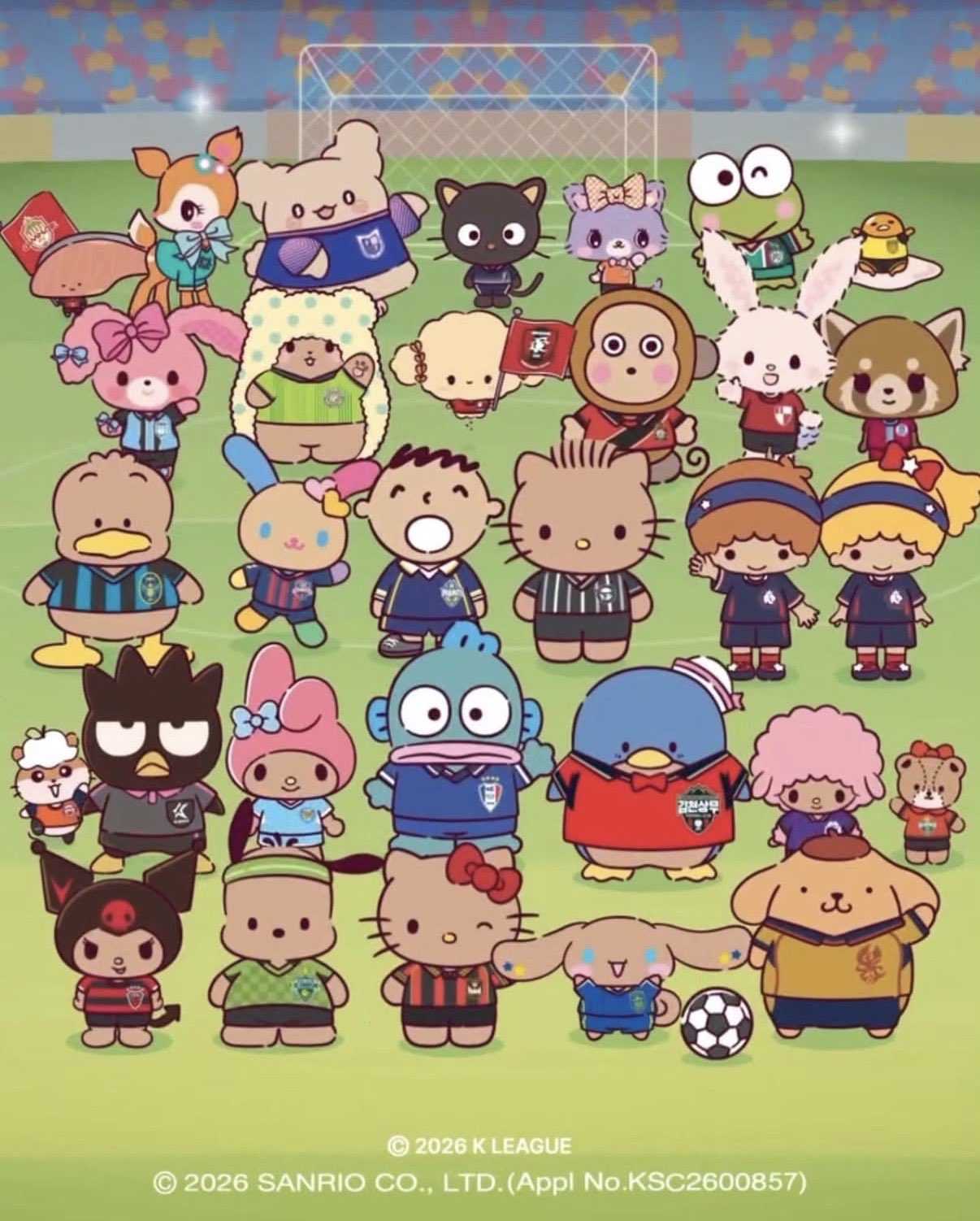 Kleague （Kリーグ）× サンリオキャラクターズ 2026 | ぐでぐでママの