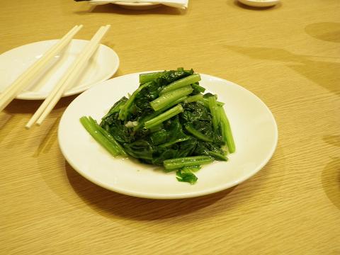 セット１　空心菜の炒め物