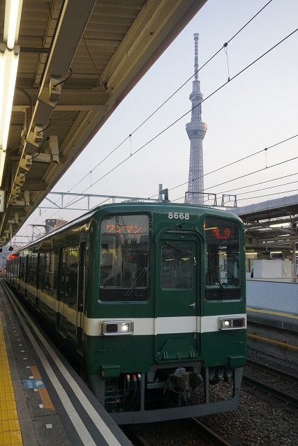 東武 亀戸線リバイバル カラ－& 松原団地 獨協大学前下車駅6