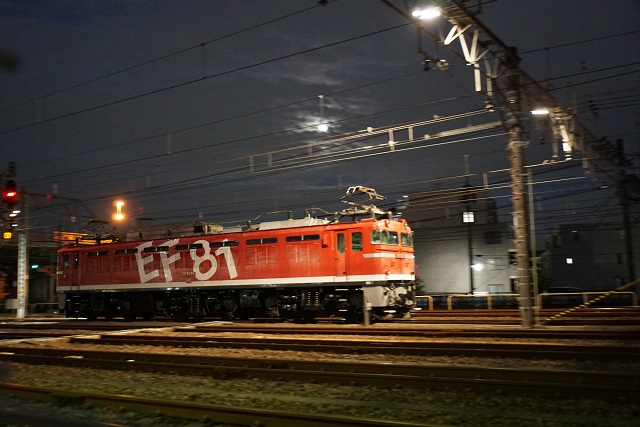 EF66 30牽引 貨物 & EF81 95牽引 品川チキ工臨5