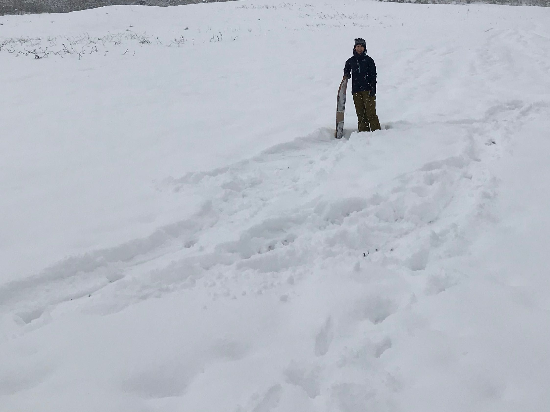 美深町で作ったスノートイ（雪板）で遊んでみたよ！ | 北海道庁の