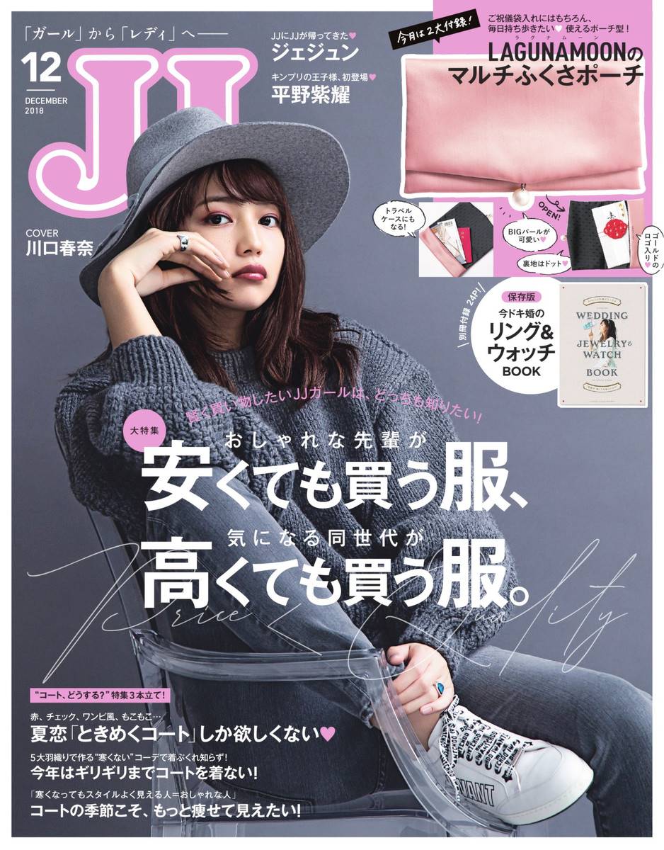 18 10 23発売 Jj ジェイジェイ 18年 12月号 今月号の内容は リアルスタイル 楽天ブログ