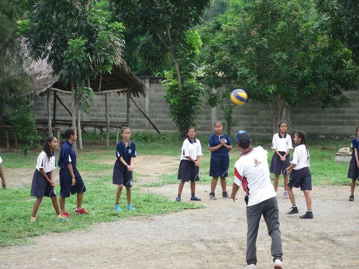 バレーボールの空気がすぐに抜けてしまいますぅ Tropical East Timor ワニ通信 東ティモール 楽天ブログ