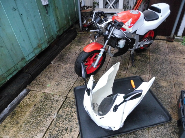 圧倒的高評価 ホンダnsr50レストア途中サイタニヤカウル装着品 まとめ買い歓迎