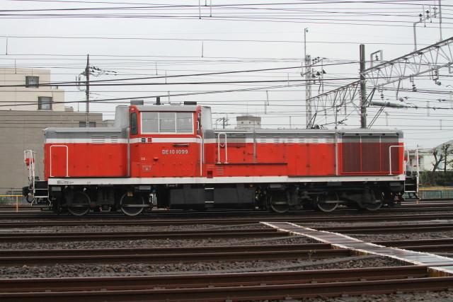 EF65 1118郡山ロングチキ工臨&DE10 国鉄色3機3